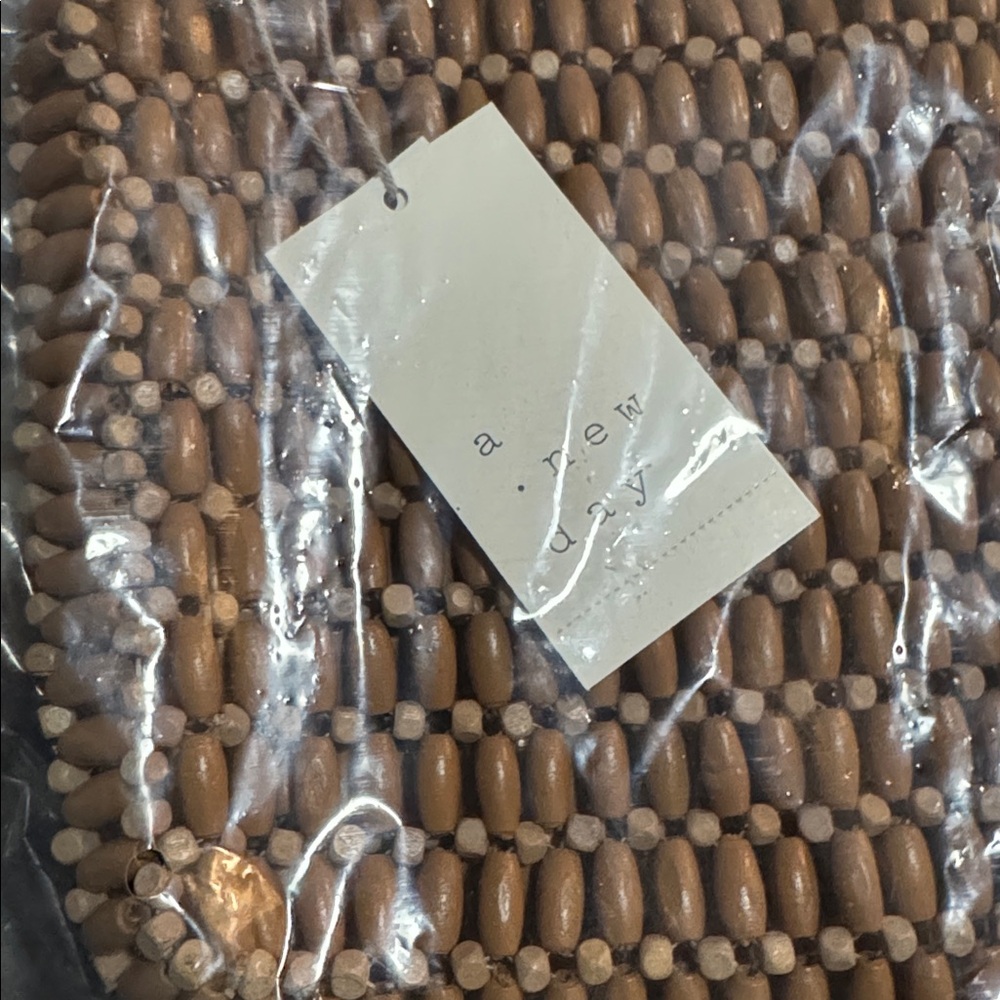 "Buy Now " Handcrafted Brown Beaded Shoulder Bag.You Know Its Worth That. So..BN - Picture 4 of 4